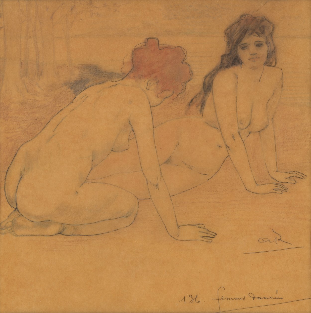 该死的女人》，1899年。 作者 阿曼德·拉森福斯