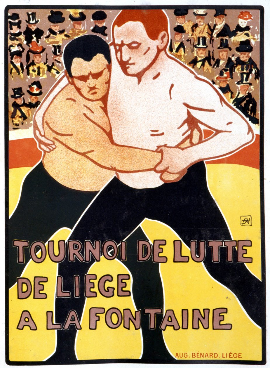 Tournament de Liège à la fontaine 作者 阿曼德·拉森福斯