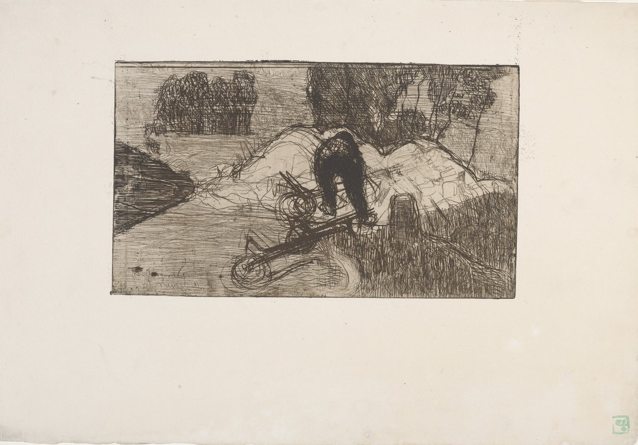 Le Debardeur（《装卸工人》）1893（蚀刻） 作者 阿曼·塞金（ArmandSéguin）