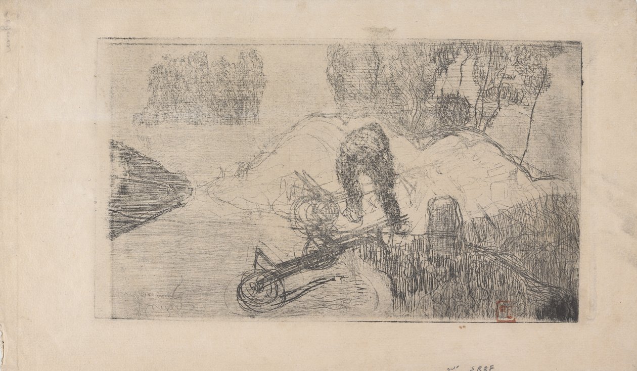 Le Debardeur（《装卸工人》）1893（蚀刻） 作者 阿曼·塞金（ArmandSéguin）