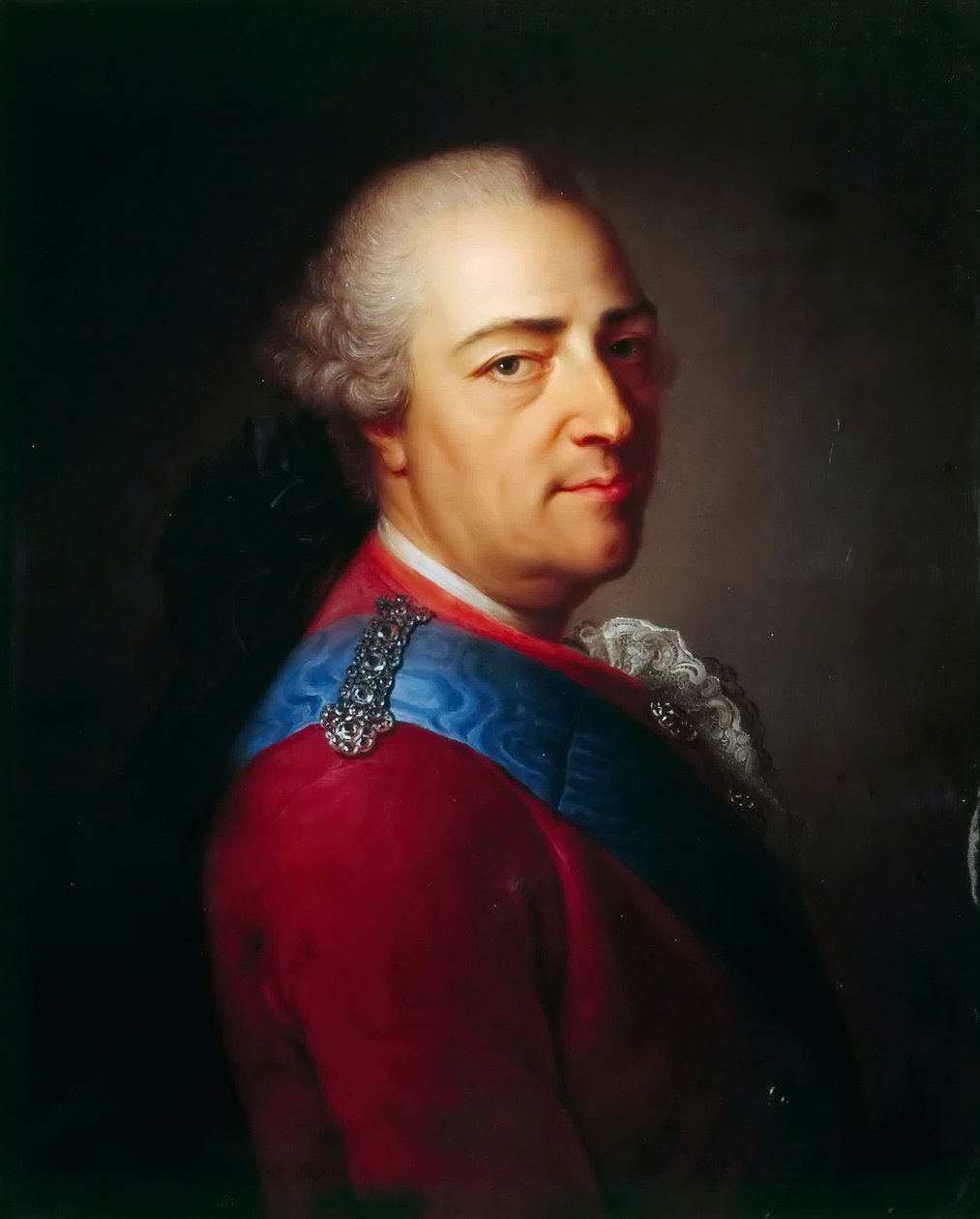 路易十五国王的肖像1710-1774 作者 Armand Vincent de Montpetit