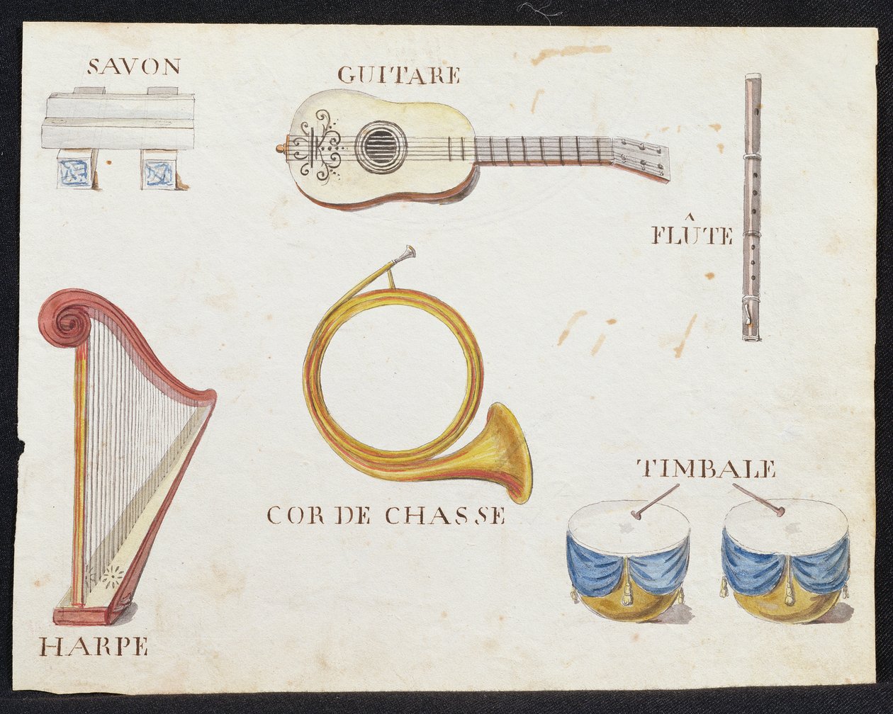 插图来自&39;1814年法国字母书&39;，酒吧。作者：Charles Plante Fine Arts，1814 作者 Arnaud de Beauregard