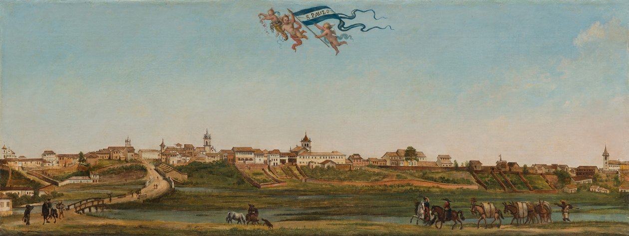 圣保罗全景图，1821年。 作者 Arnaud JulienPallière