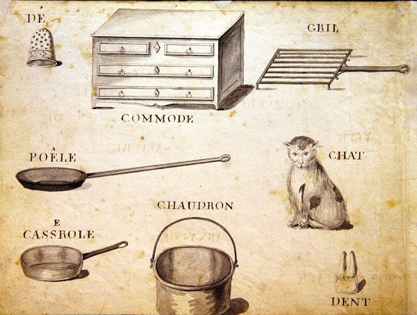插图来自《1814年法国字母书》，由Charles Plante Fine Arts出版。 作者 Arnaud de Beauregard
