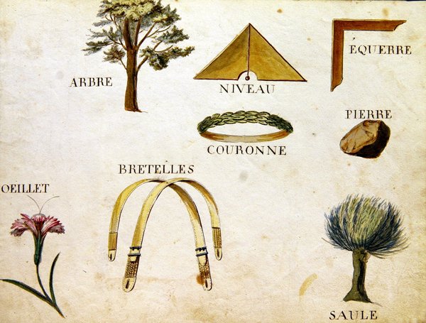 插图来自《1814年法国字母书》，由Charles Plante Fine Arts出版。 作者 Arnaud de Beauregard