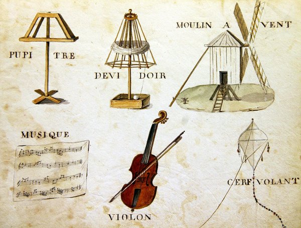 插图来自《1814年法国字母书》，由Charles Plante Fine Arts出版。 作者 Arnaud de Beauregard