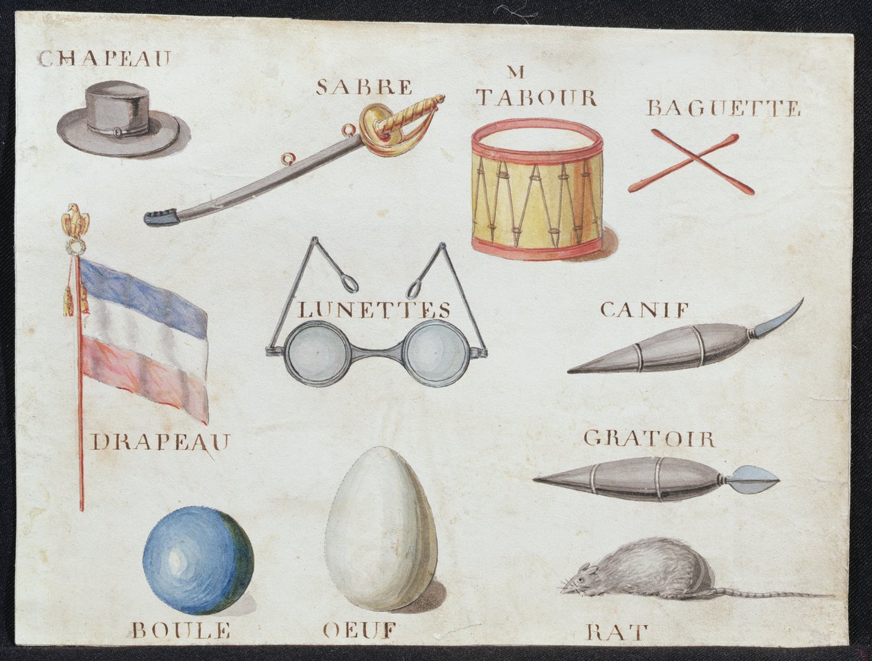 插图来自&39;1814年法国字母书&39;，酒吧。作者：Charles Plante Fine Arts，1814 作者 Arnaud de Beauregard