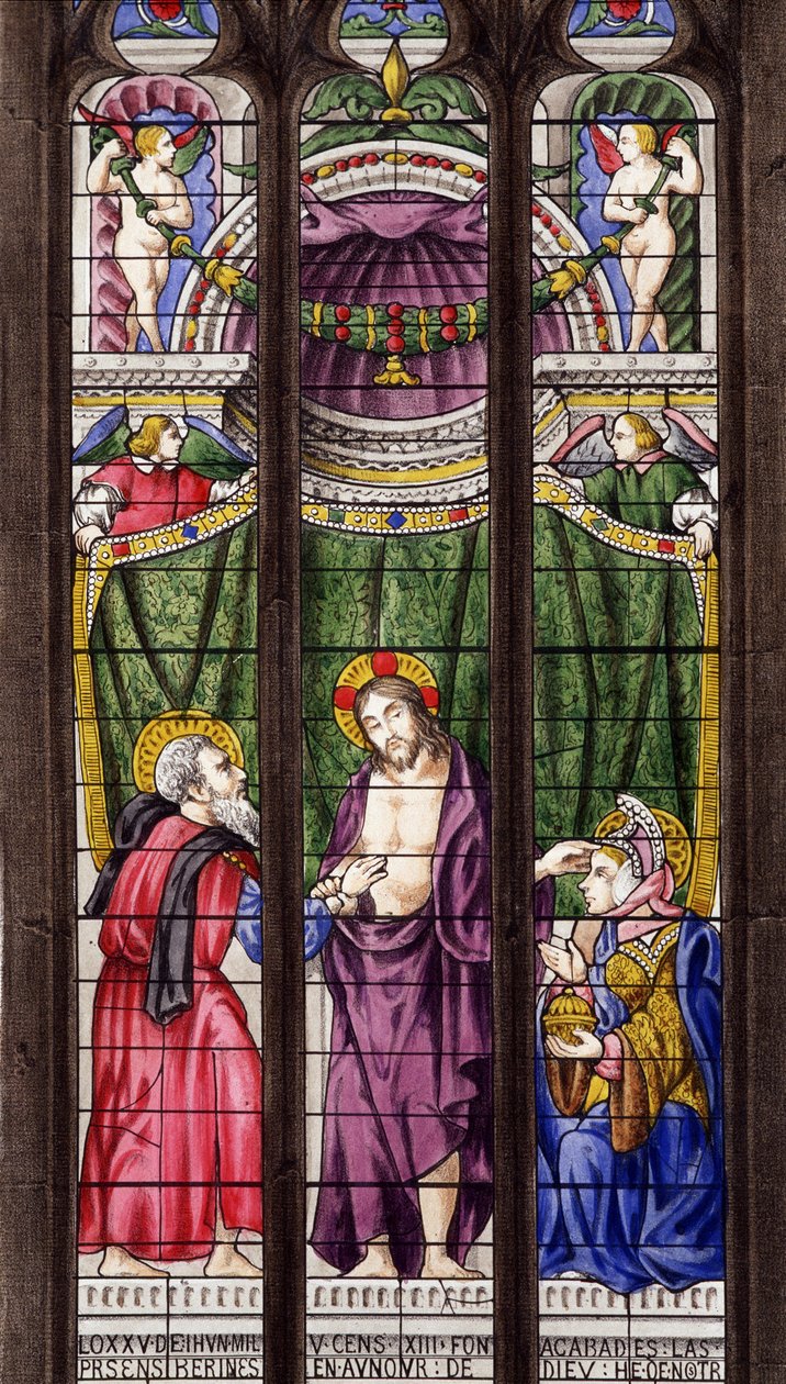 圣托马斯的不信，由 Arnaut Demole 绘画，Cathedrale d