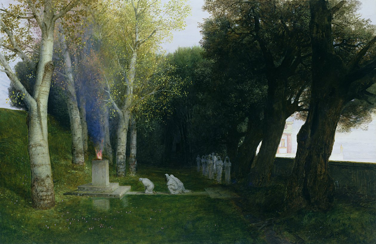 Sacred Grove，1886年 作者 阿诺德·伯克林