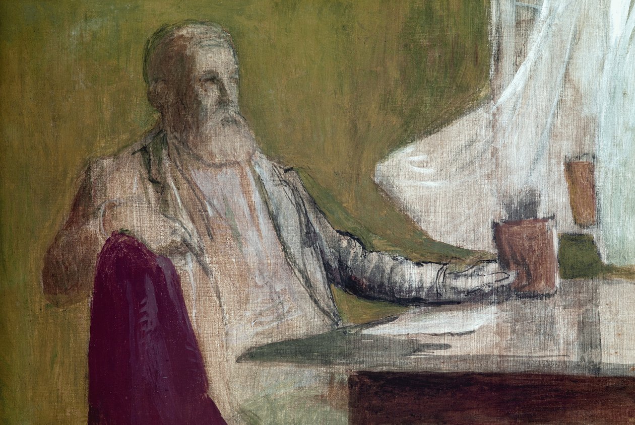 自画像，1893-95 作者 阿诺德·伯克林