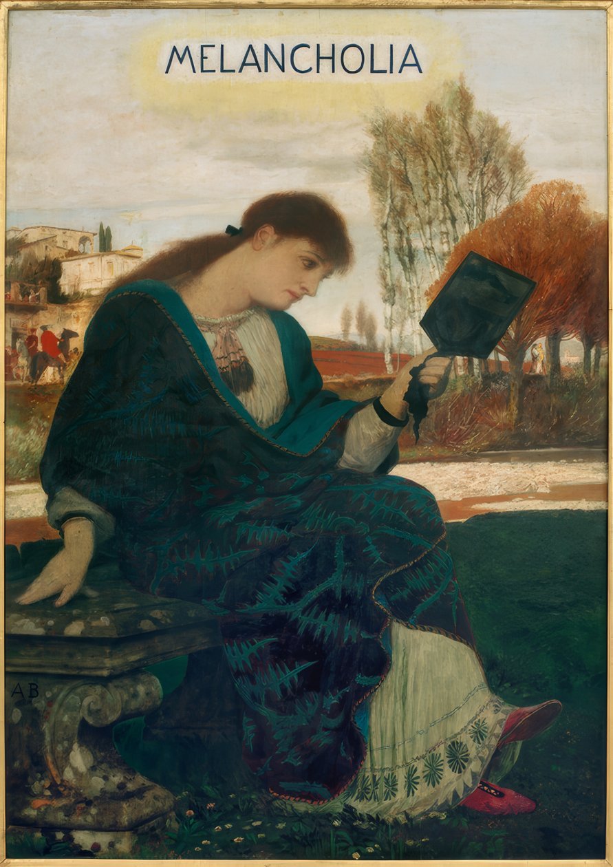 忧郁症A.Böcklin 作者 阿诺德·伯克林