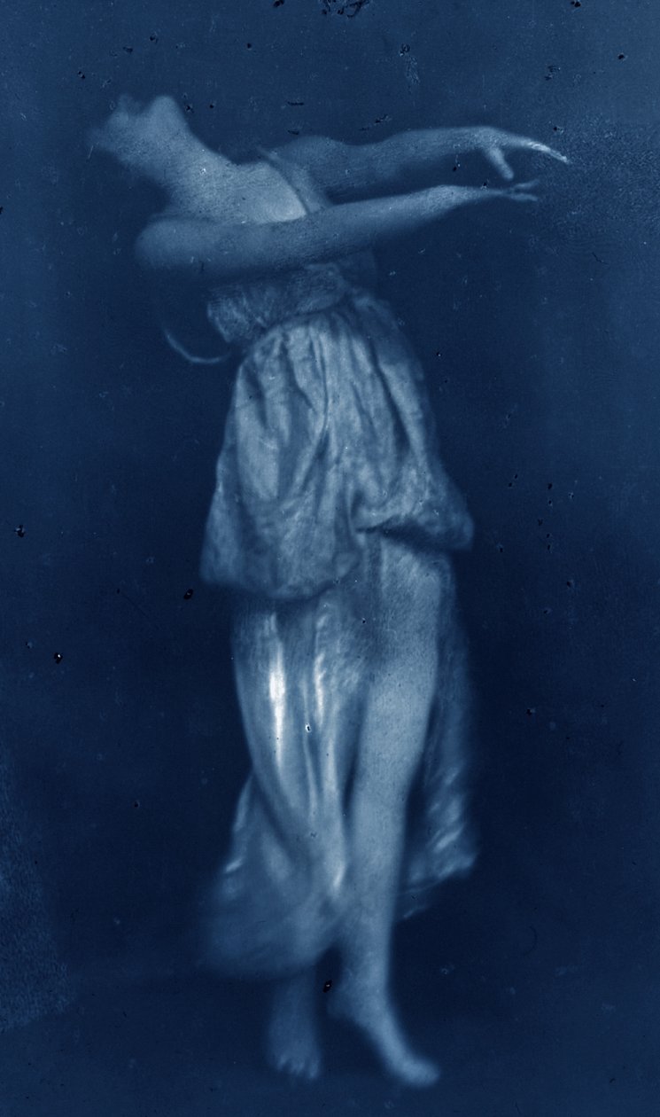 Angela Isadora Duncan，1920（bw photo） 作者 阿诺德·根特（Arnold Genthe）
