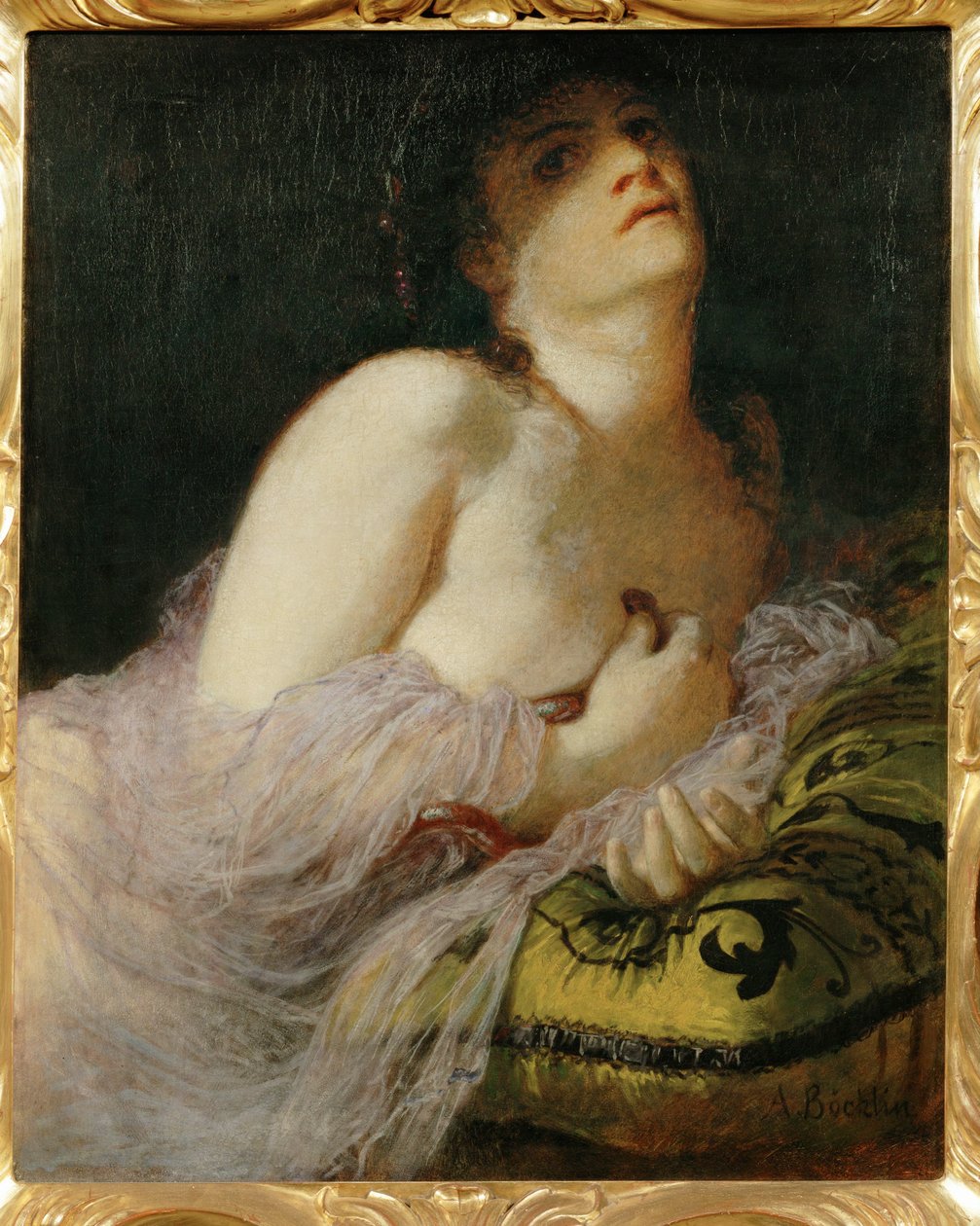 Der Tod der Cleopatra - 克利奥帕特拉之死......（布面油画） 作者 阿诺德·伯克林