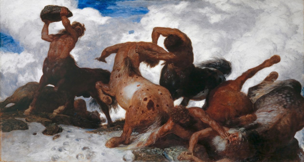 半人马之战，1872-73 作者 阿诺德·伯克林