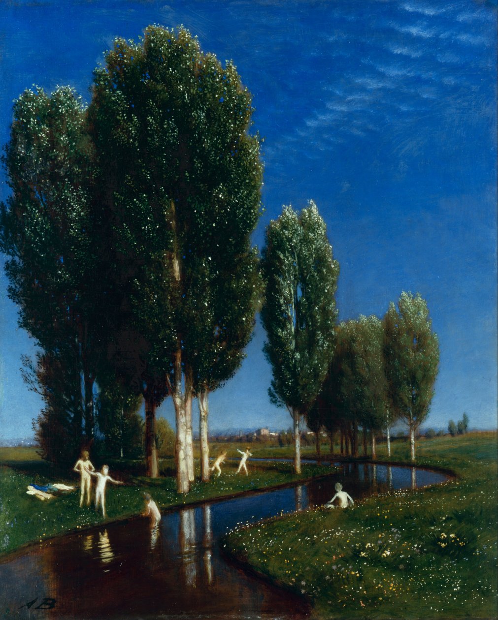 德语  Der Sommertag 夏日 作者 阿诺德·伯克林