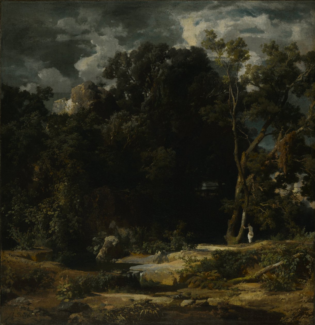 罗马风景，1852年 作者 阿诺德·伯克林