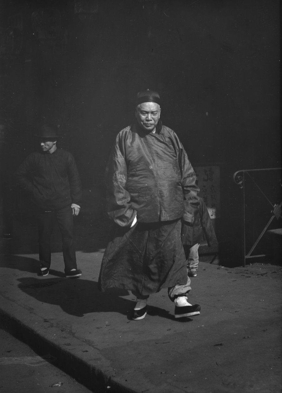 旧金山中国城商人 作者 阿诺德·根特（Arnold Genthe）