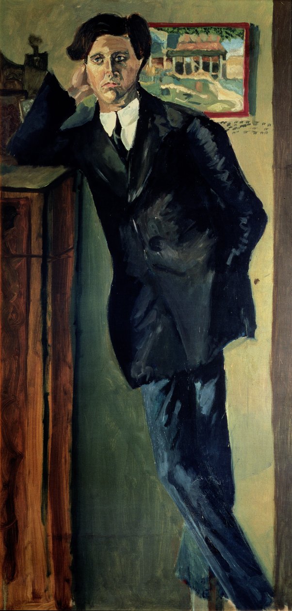 阿尔班-贝尔格肖像（1885-1935） 作者 阿诺德勋伯格