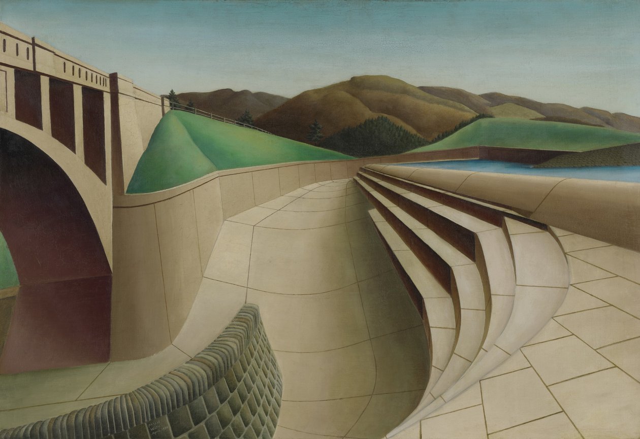 美国风景，1936年 作者 阿诺·威尔兹