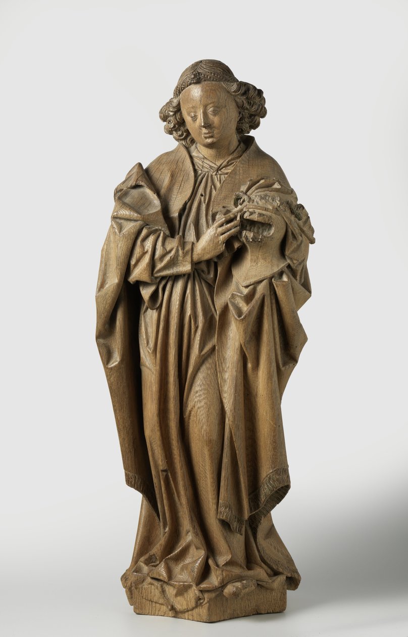天使与阿玛克里斯蒂，c。 1480（橡树） 作者 阿恩·冯·兹沃勒