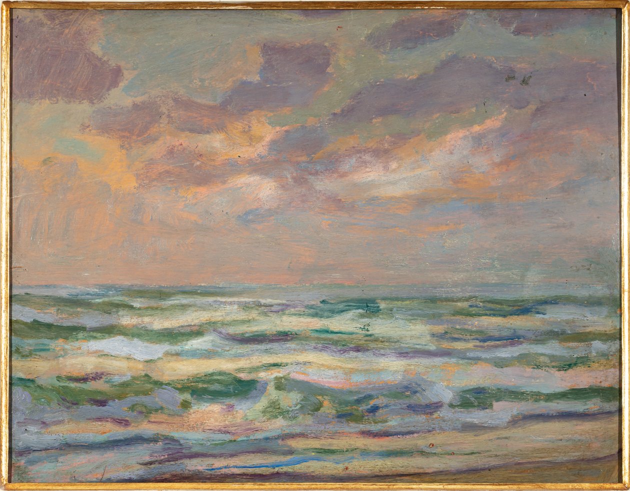 玛丽娜，约 1910 年代（油画） 作者 阿罗多·邦扎尼