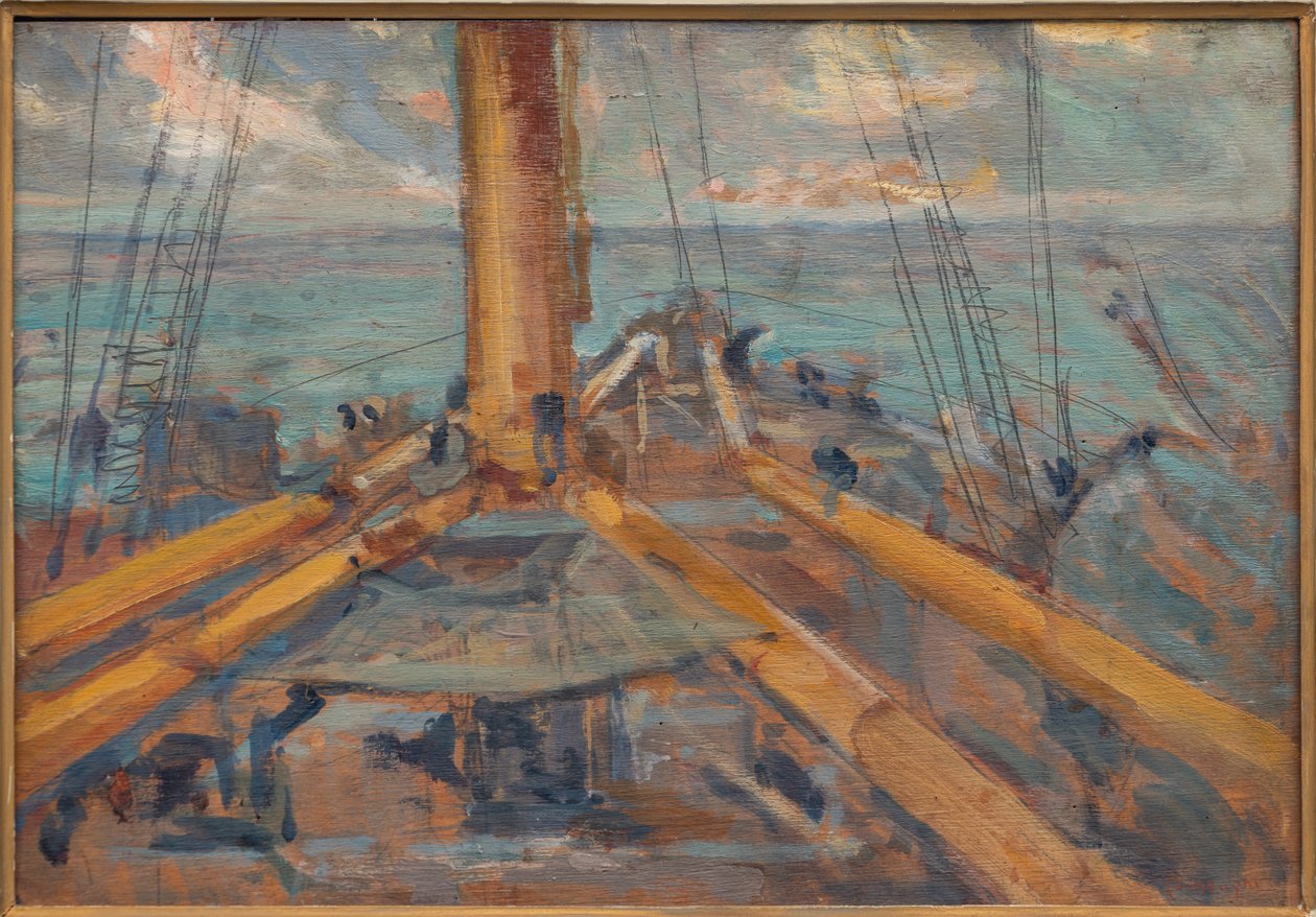 板上（油画） 作者 阿罗多·邦扎尼