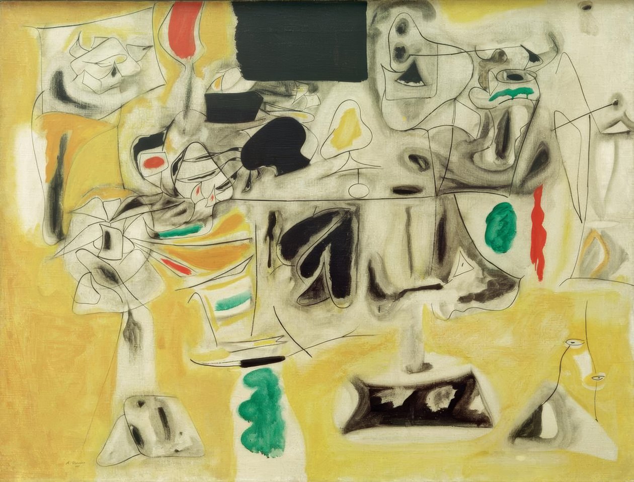 景观表 作者 Arshile高尔基