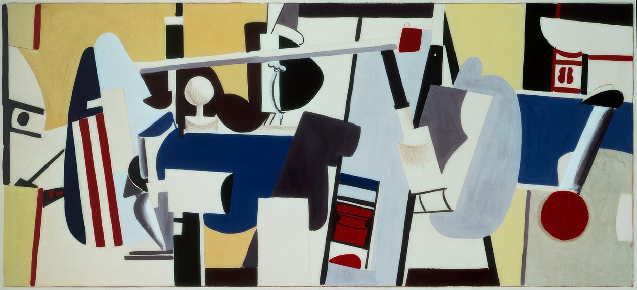 新泽西州纽瓦克机场行政大楼壁画研究 作者 Arshile高尔基