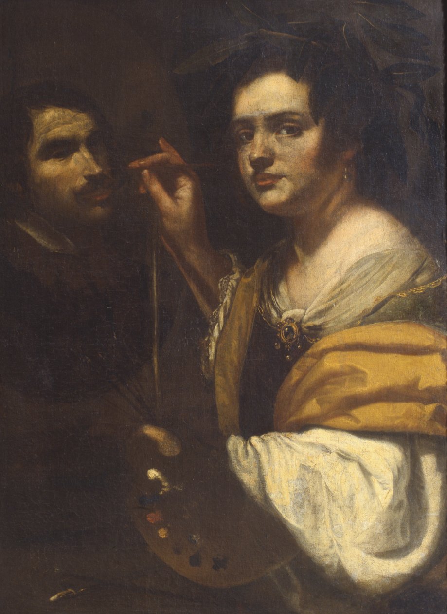 自画像 作者 蒿（Artemisia Gentileschi）