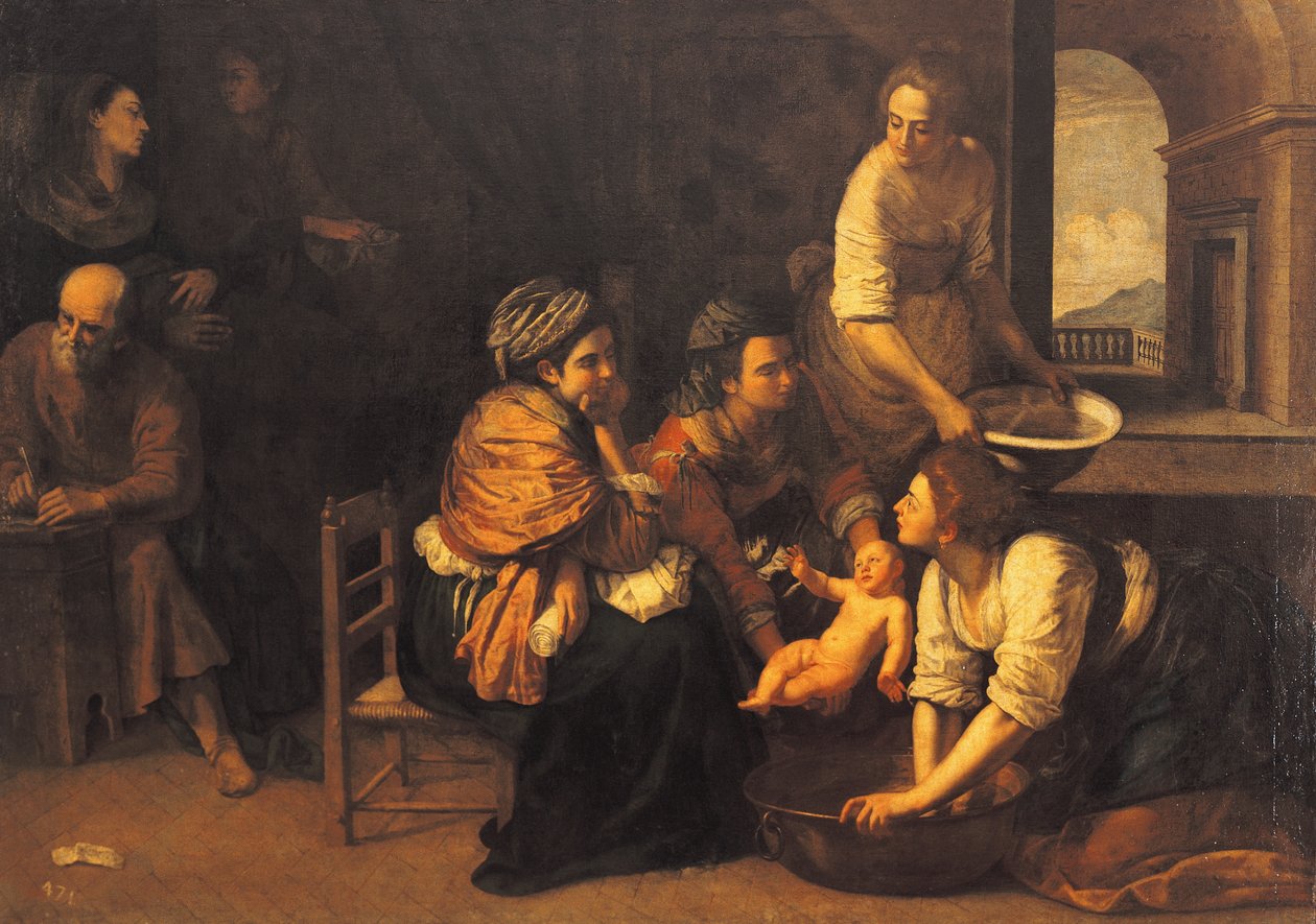 施洗约翰诞生 作者 蒿（Artemisia Gentileschi）