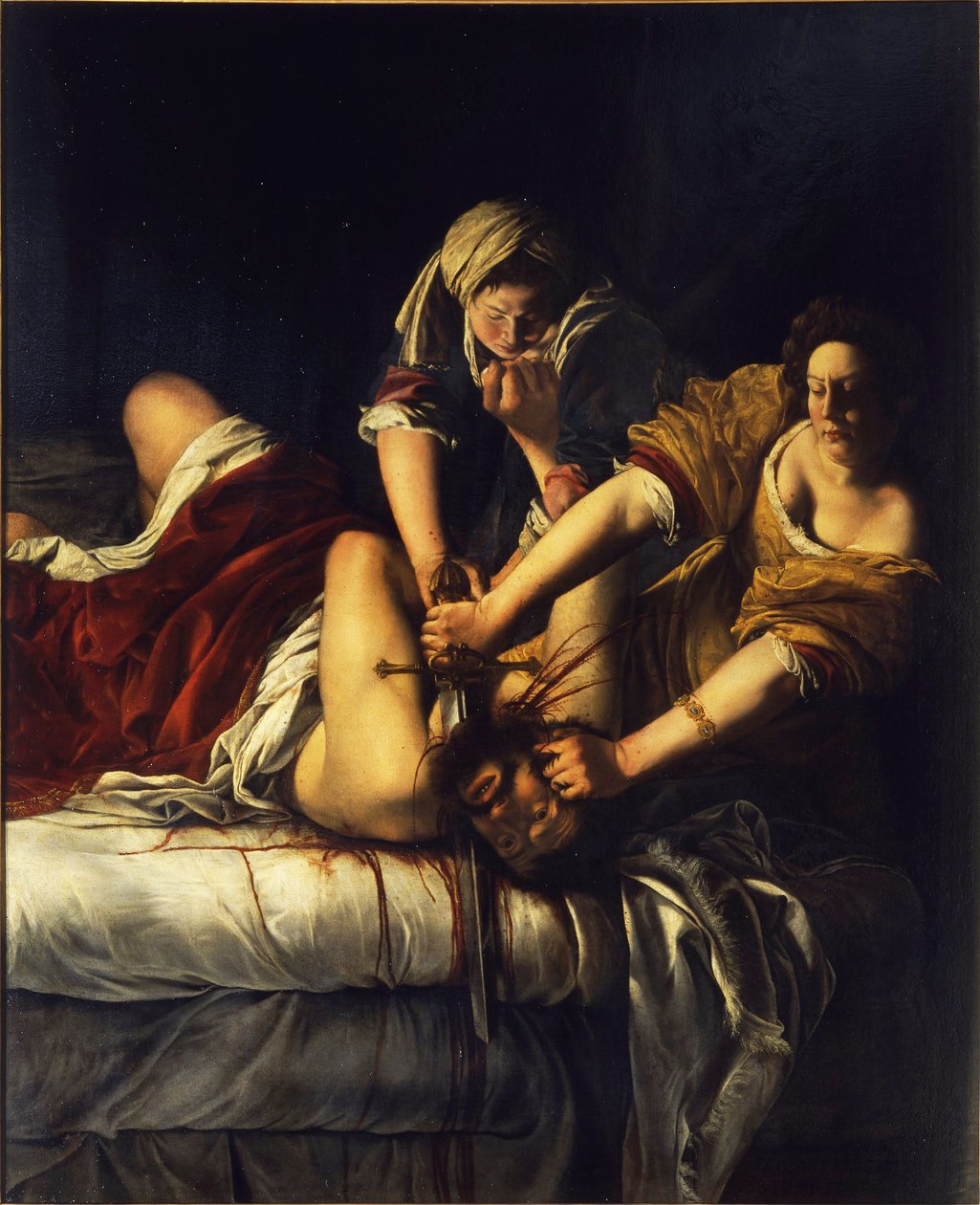 Giuditta decapita Oloferne 作者 蒿（Artemisia Gentileschi）