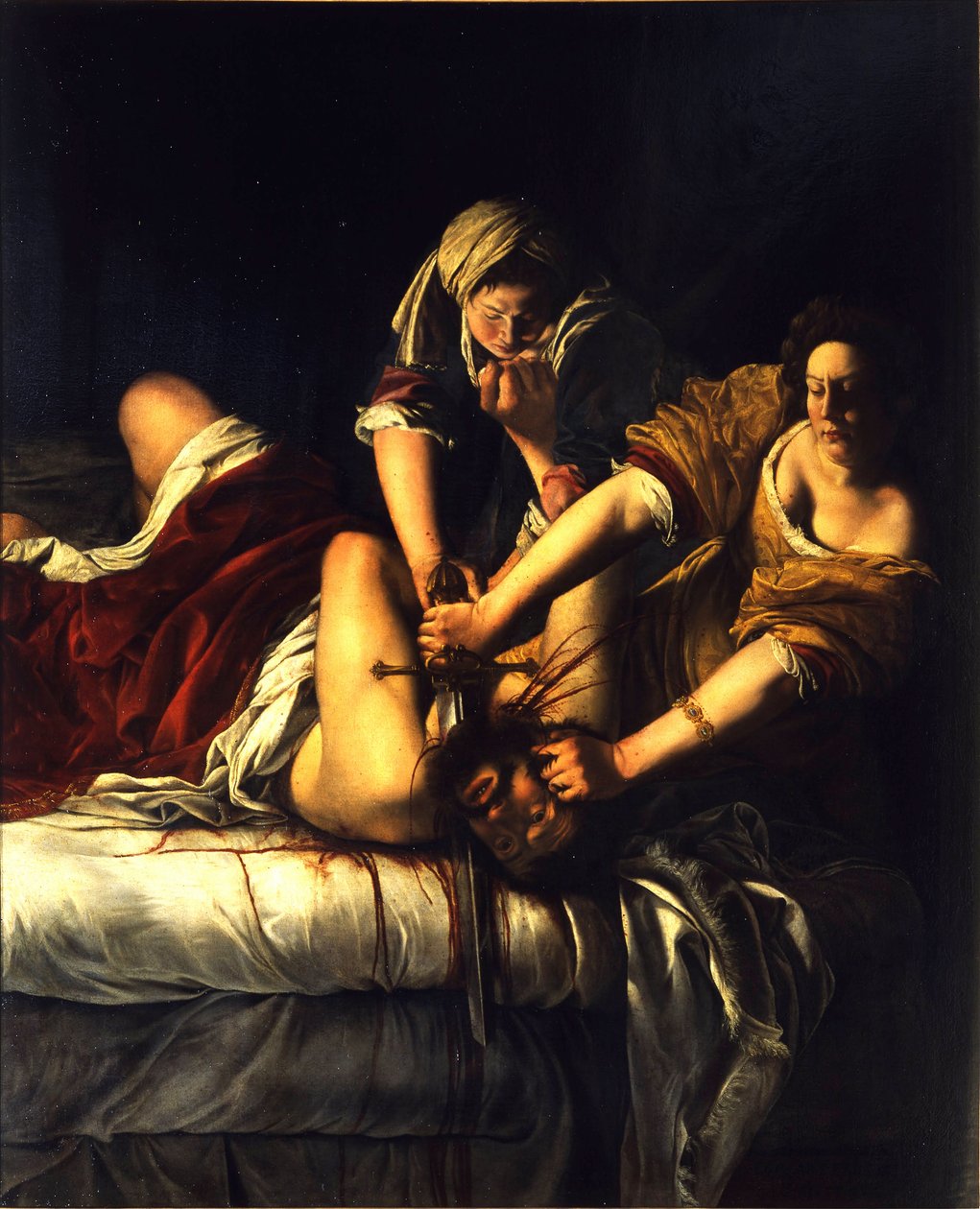 Giuditta decapita Oloferne 作者 蒿（Artemisia Gentileschi）