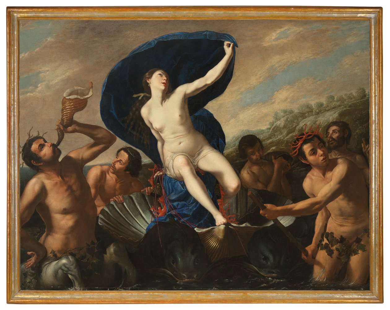 加拉泰亚的胜利（布面油画） 作者 Artemisia 和同事 Gentileschi