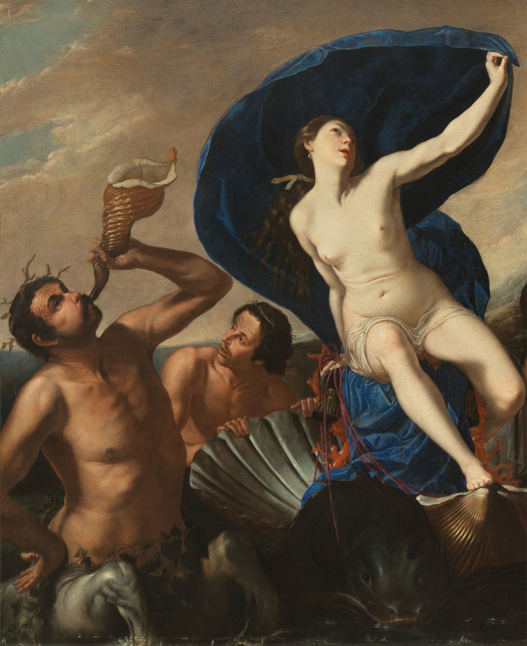 加拉蒂亚的胜利（布面油画） 作者 Artemisia 和同事 Gentileschi
