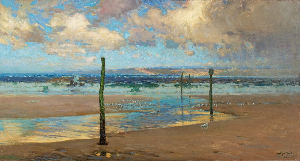 风吹海岸，1903年 作者 亚瑟·米德（Arthur Meade）