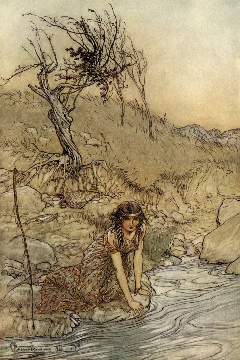 仲夏夜之梦 作者 亚瑟·拉克汉姆（Arthur Rackham）