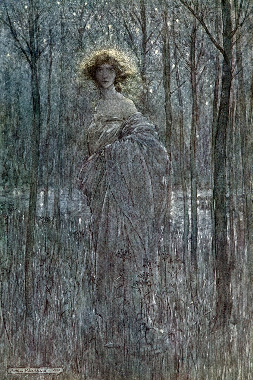 仲夏夜之梦 作者 亚瑟·拉克汉姆（Arthur Rackham）