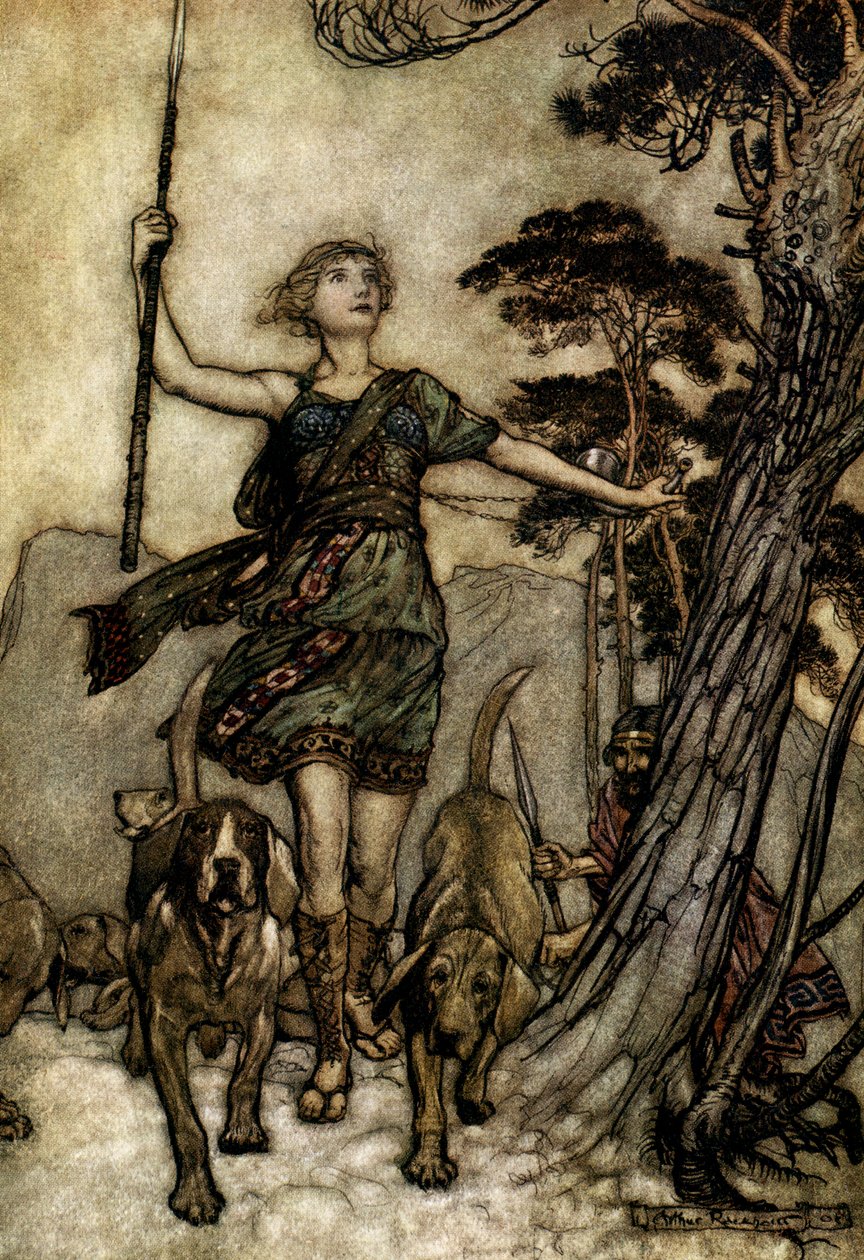 仲夏夜之梦 作者 亚瑟·拉克汉姆（Arthur Rackham）