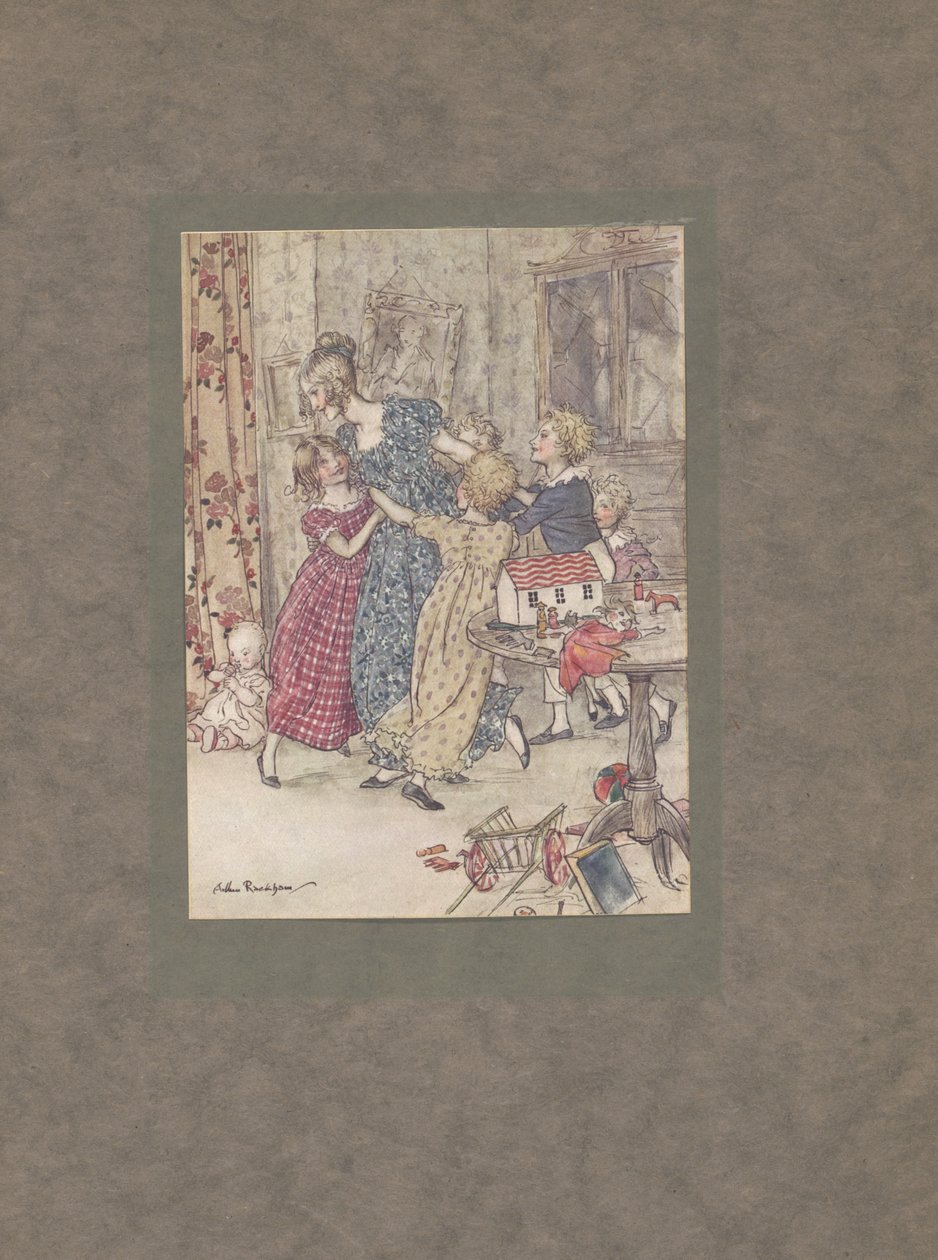 1915年，“一群脸红，喧闹的群体” 作者 亚瑟·拉克汉姆（Arthur Rackham）