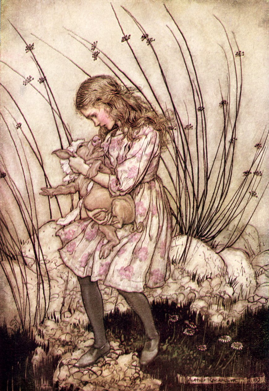 刘易斯卡罗尔的“爱丽丝梦游仙境” 作者 亚瑟·拉克汉姆（Arthur Rackham）