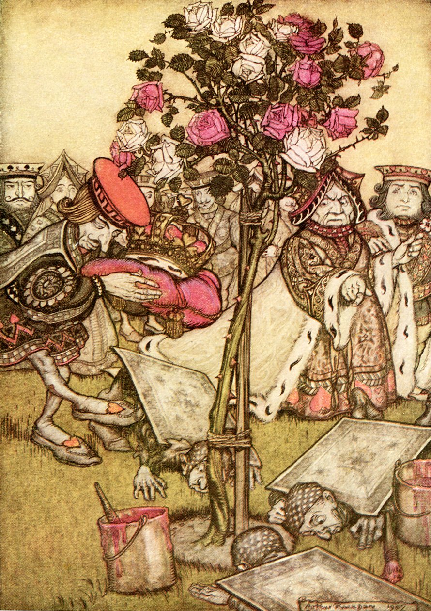 刘易斯卡罗尔的“爱丽丝梦游仙境” 作者 亚瑟·拉克汉姆（Arthur Rackham）