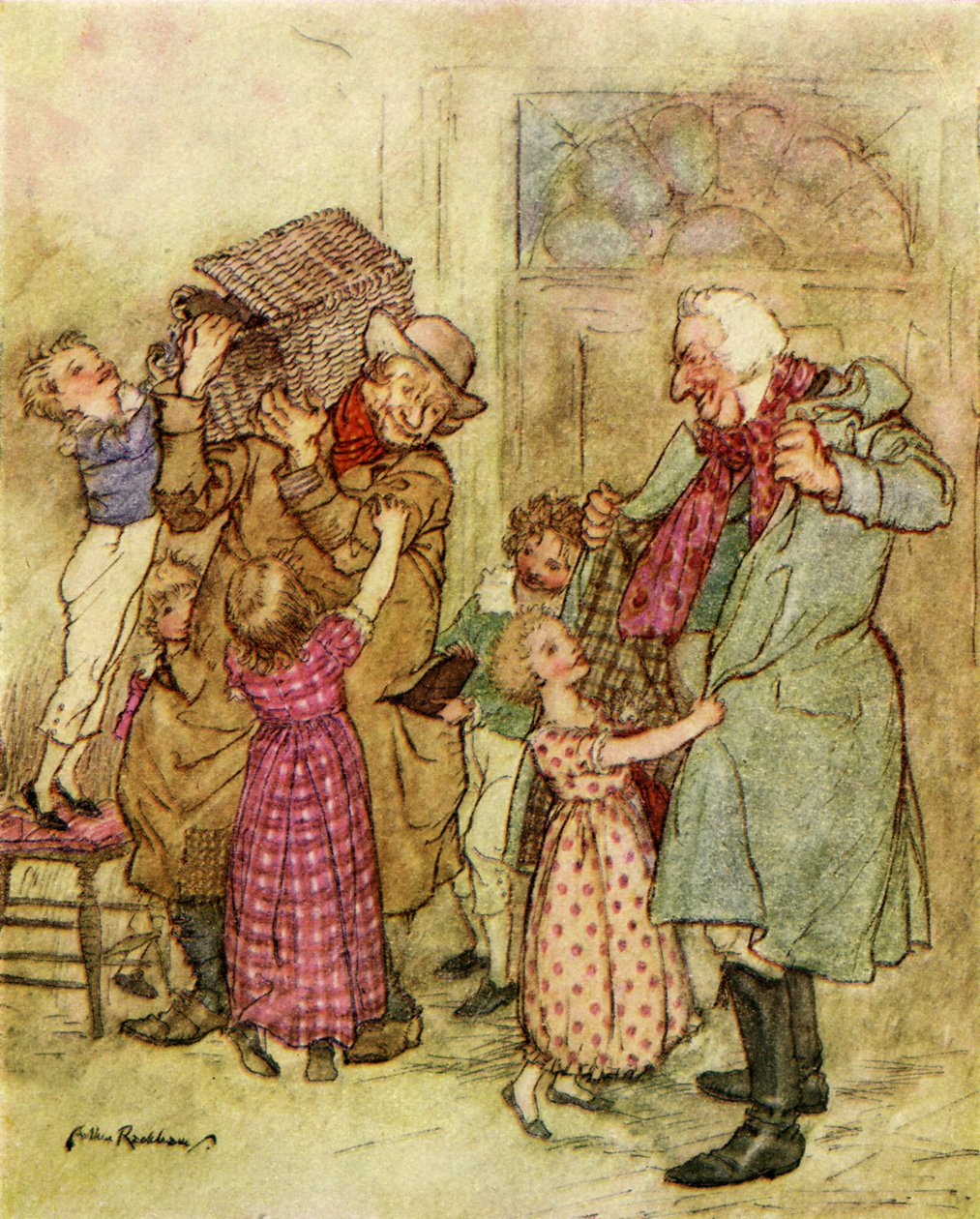 查尔斯狄更斯的圣诞颂歌 作者 亚瑟·拉克汉姆（Arthur Rackham）