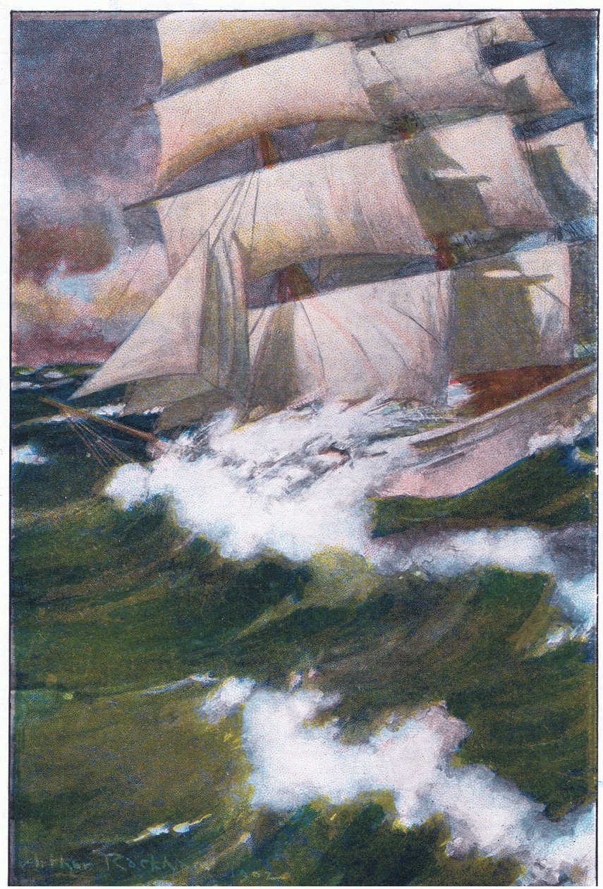 我前后冲了船 作者 亚瑟·拉克汉姆（Arthur Rackham）