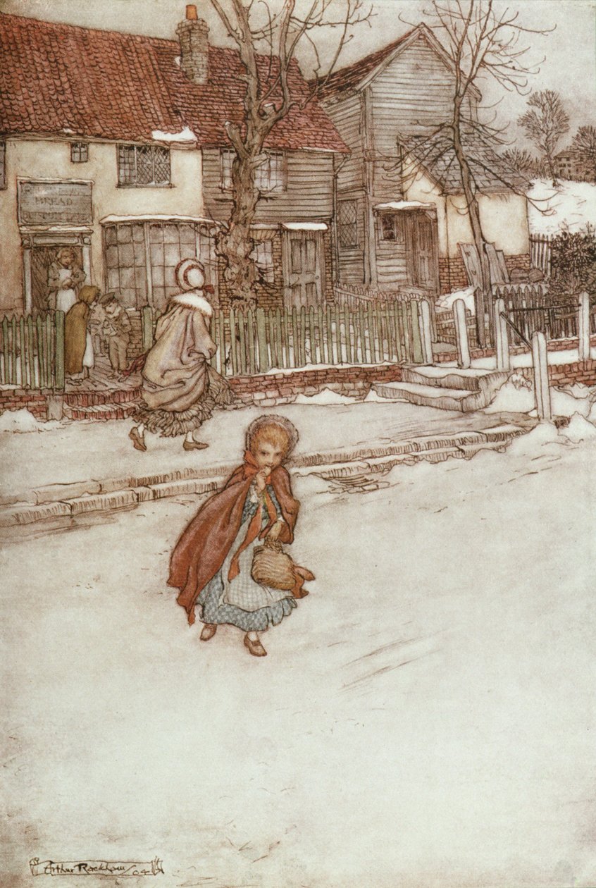 1905年华盛顿欧文（1783-1859）的“Rip van Winkle”新年蛋糕 作者 亚瑟·拉克汉姆（Arthur Rackham）