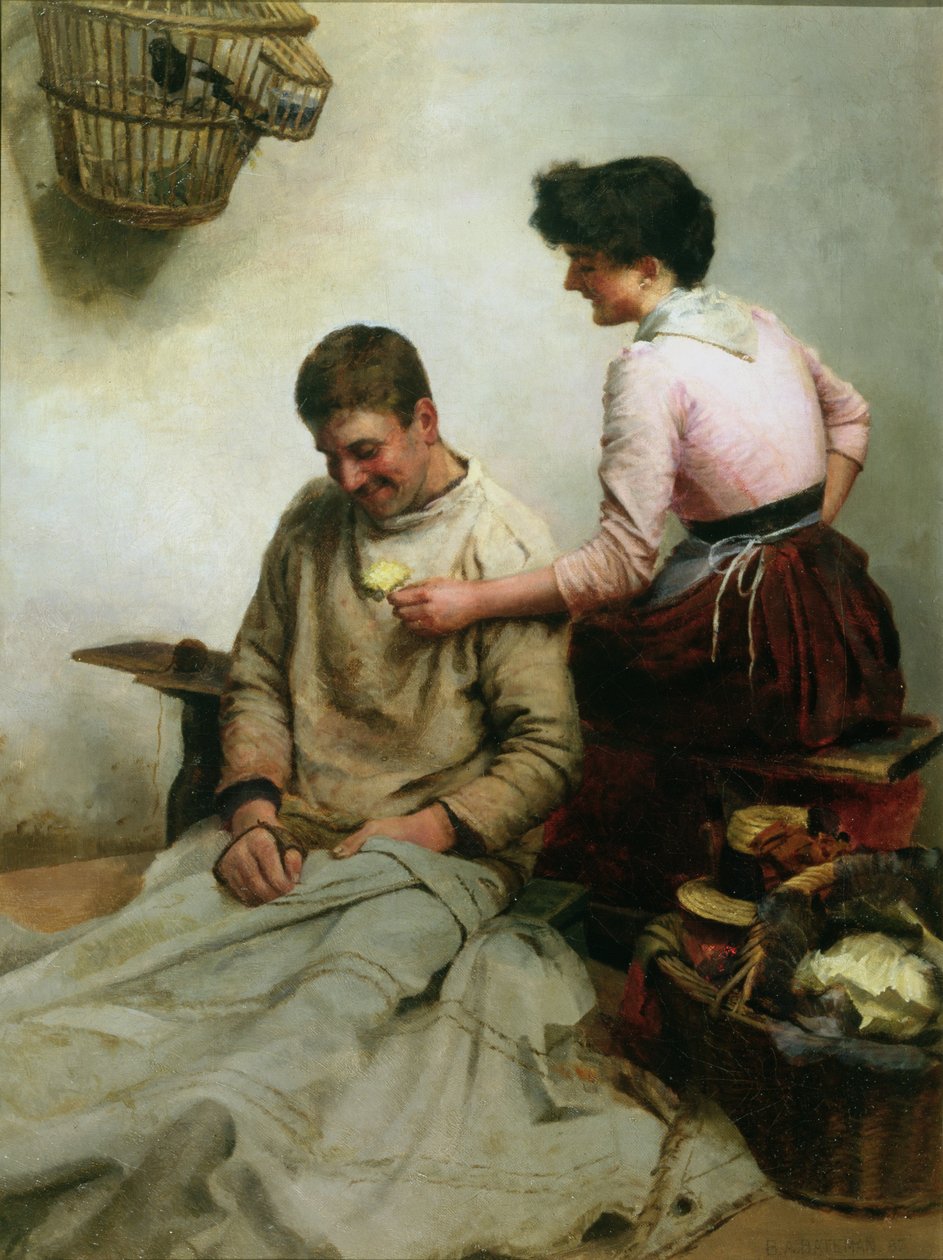 结婚，1887年（见对238986） 作者 亚瑟·贝特曼