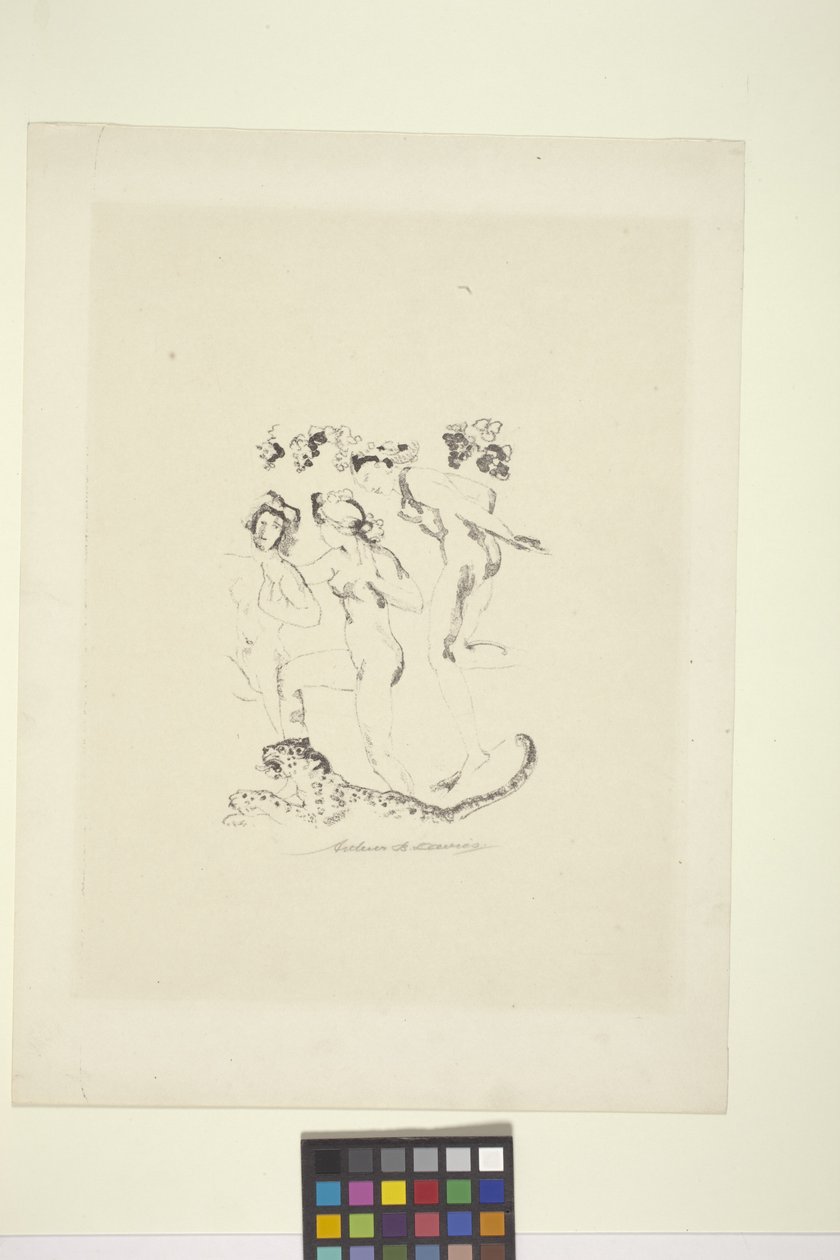 巴肯特》（石版画） 作者 亚瑟·鲍恩·戴维斯