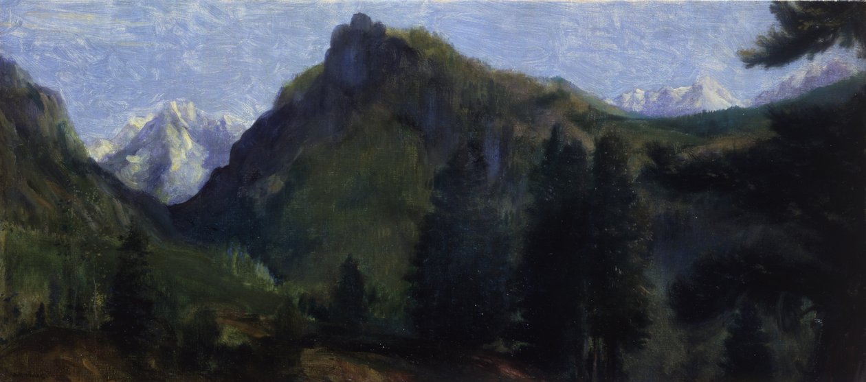 山的心爱的春天，c.1906-07 作者 亚瑟·鲍恩·戴维斯