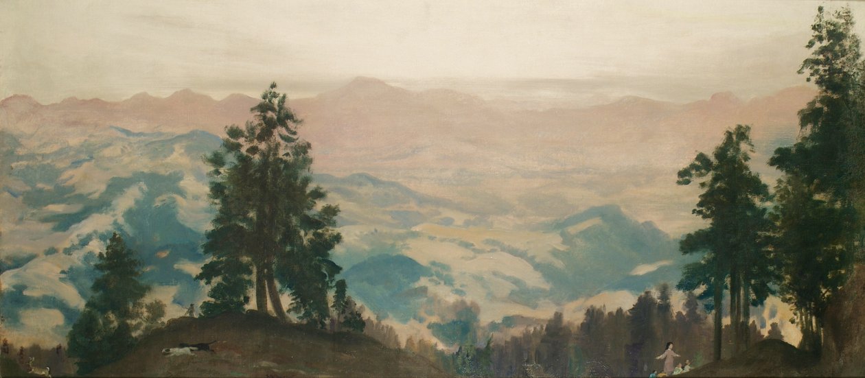 大通的诱惑，1905年 作者 亚瑟·鲍恩·戴维斯