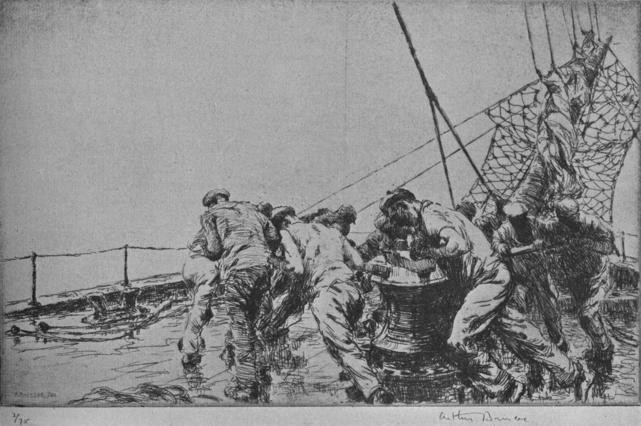 绞盘，1926年 作者 亚瑟·布里斯科（Arthur Briscoe）