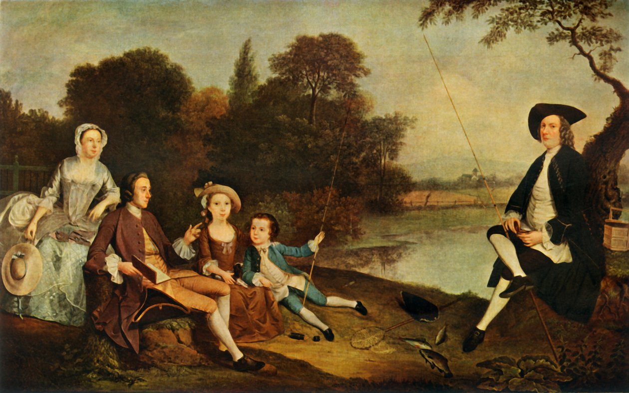 斯瓦因家庭（Swaine Family），1749年，1934年。 作者 亚瑟·戴维斯（Arthur Devis）